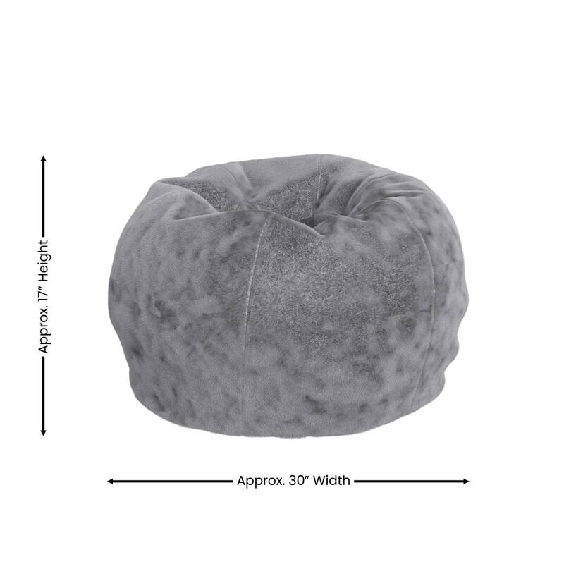 Small Refillable Bean Bag Chair for Kids and Teens