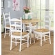 preview thumbnail 6 of 9, Simple Living Ladder back dining chair (Set of 2)