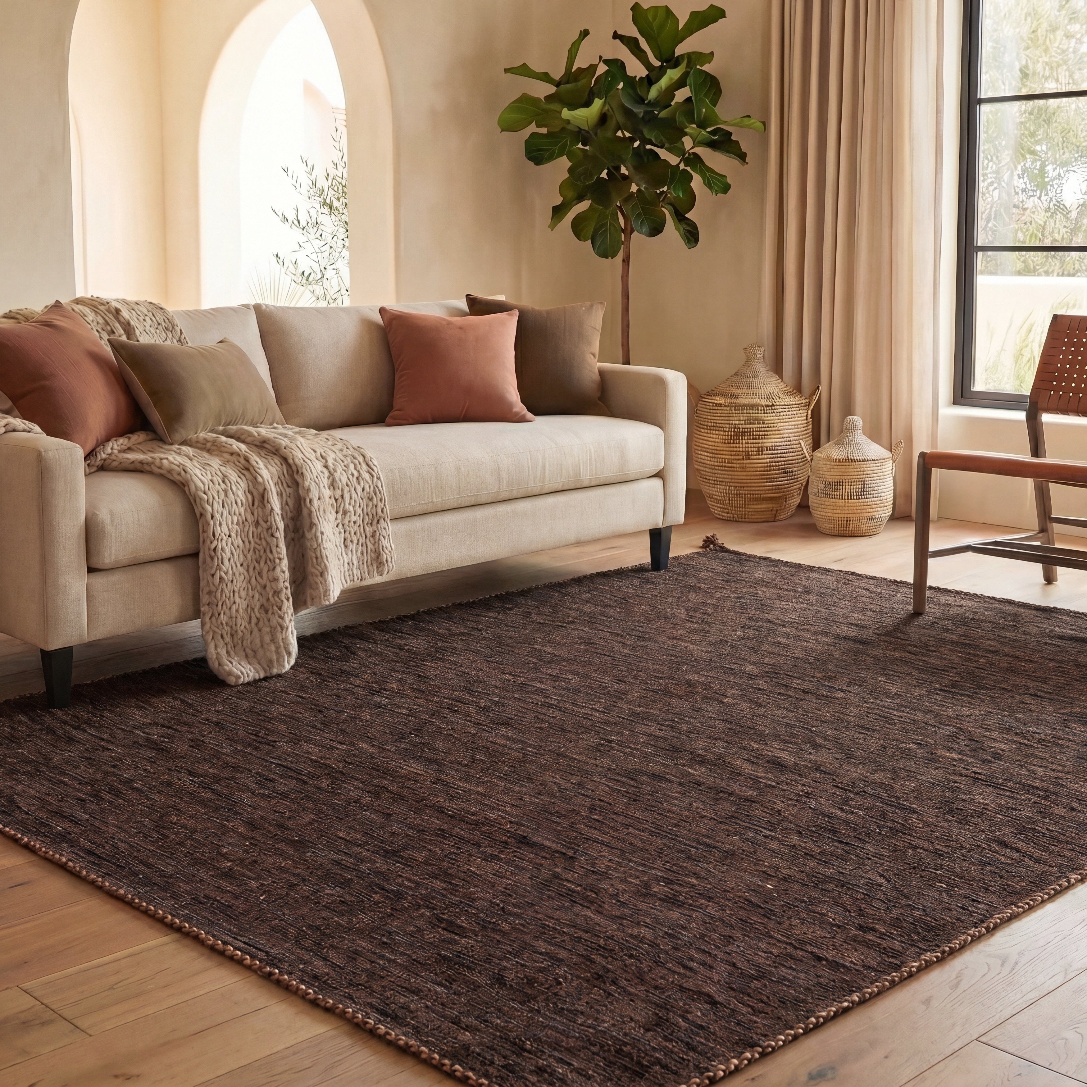 SAFAVIEH Handmade Flatweave Montauk Jahi Plaid Casual Cotton Rug