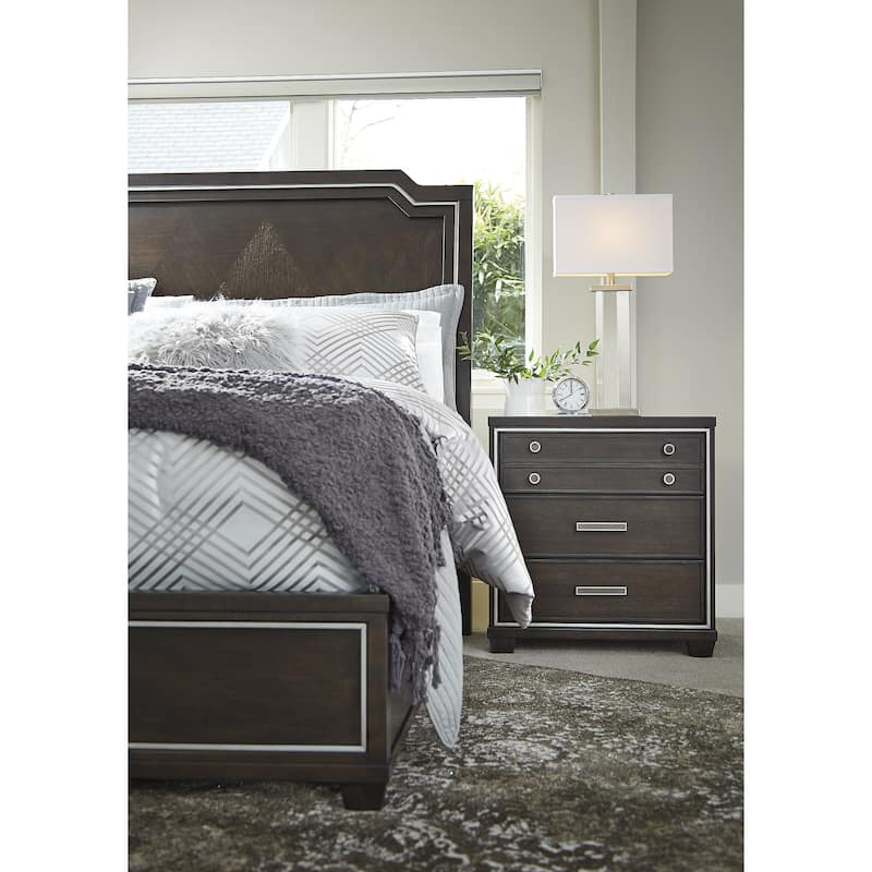 Signature Design by Ashley Aniela White/Gray Table Lamp (Set of 2) - 15.13" W x 8.63" D x 29.5" H