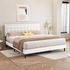 preview thumbnail 34 of 59, alazyhome Upholstered Platform Bed Frame with Button Tufting Headboard