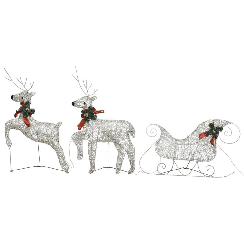 Edy 7pc Outdoor and Christmas Decoration, 140 Gold LED - Gold Yellow
