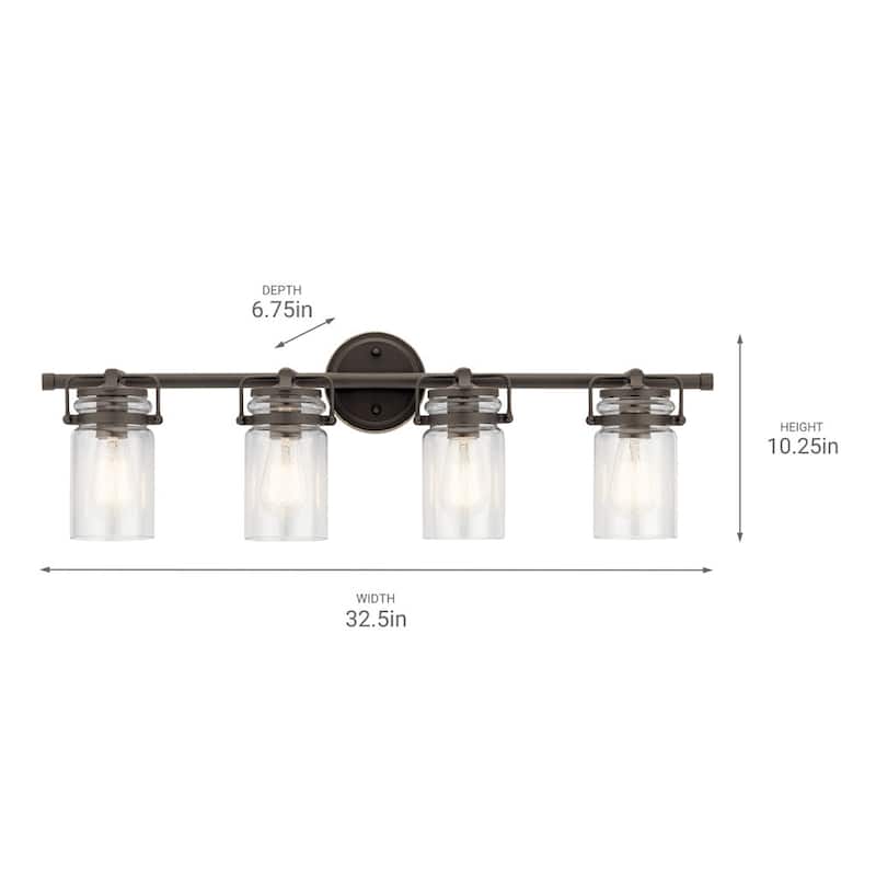 Kichler Brinley 4 Light 32-1/4" Wide Bathroom Vanity Light