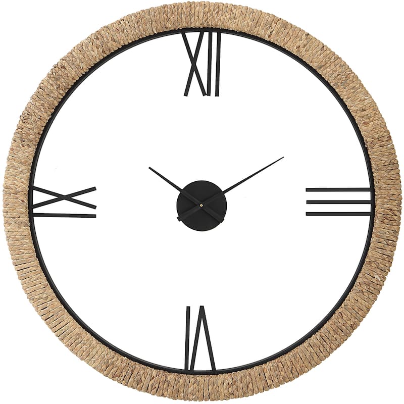 Uttermost Montecito Coastal Modern Wall Clock - 39.75" dia