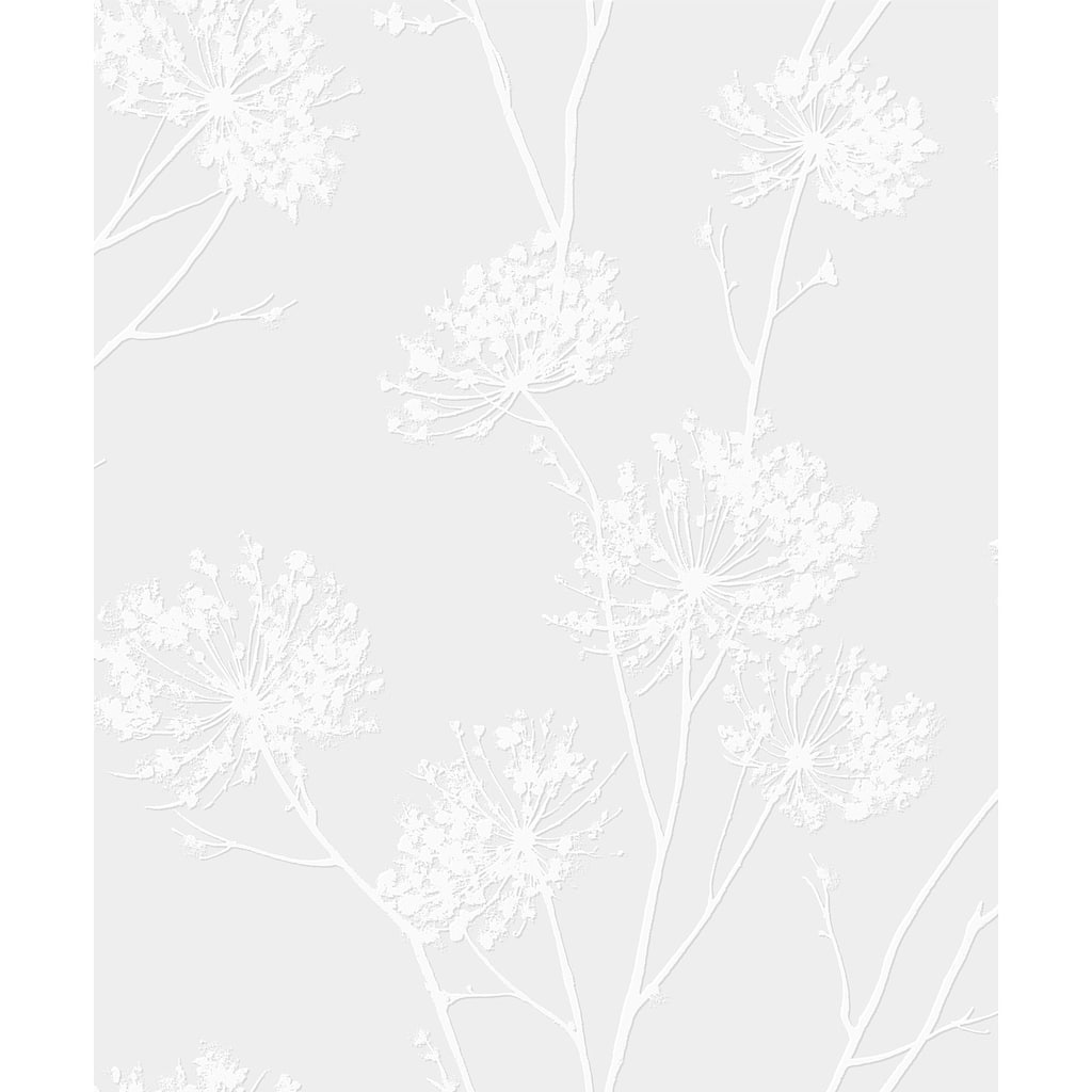 Seabrook Designs Off-White Dandelion Fields Paintable Unpasted Wallpaper - 20.9 in. W x 33 ft. L
