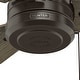 preview thumbnail 33 of 96, Hunter Cassius Outdoor Ceiling Fan, Damp Rated - Industrial, Farmhouse, Contemporary