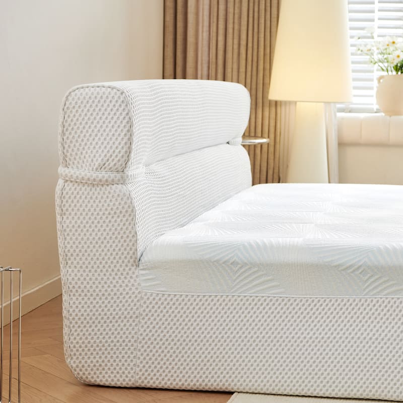Compressed Integrated Bed A-KING,Frame & Mattress,Cooling & Breathable Mattress