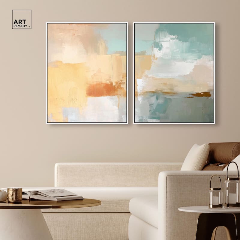 Muted Melody II Canvas Set of 2 by Art Remedy