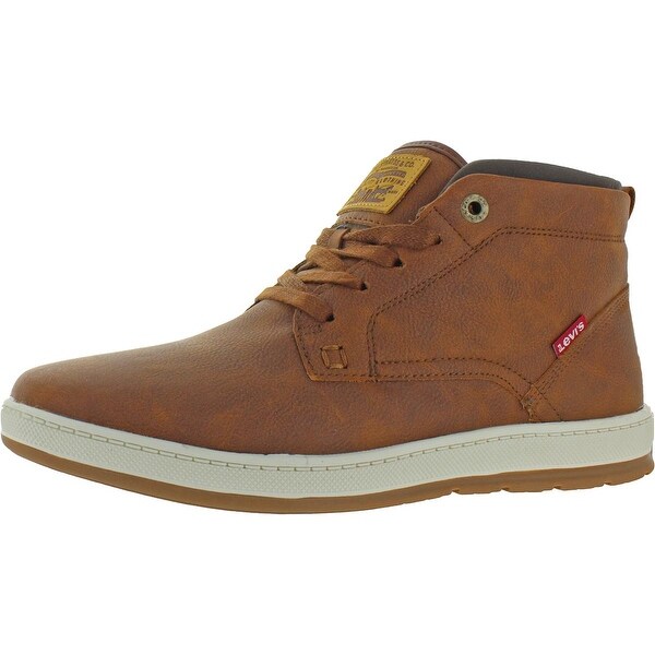 levi high top boots