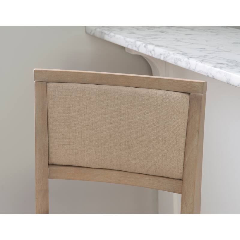 Ciara Grey Wash 30-Inch Folding Bar Stool