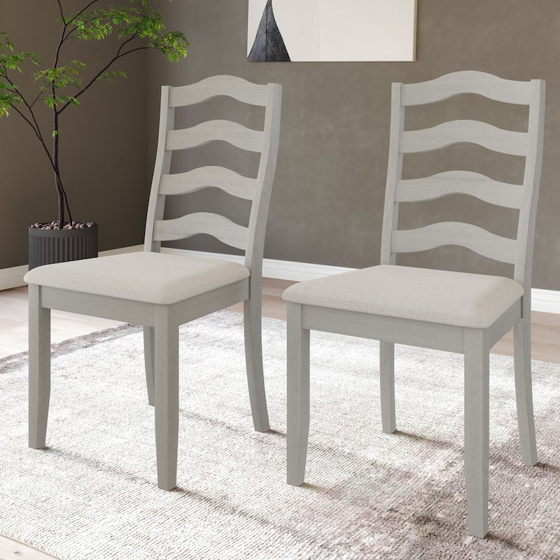 CraftPorch Sophistique Wooden Dining Chairs (Set of 2) - N/A