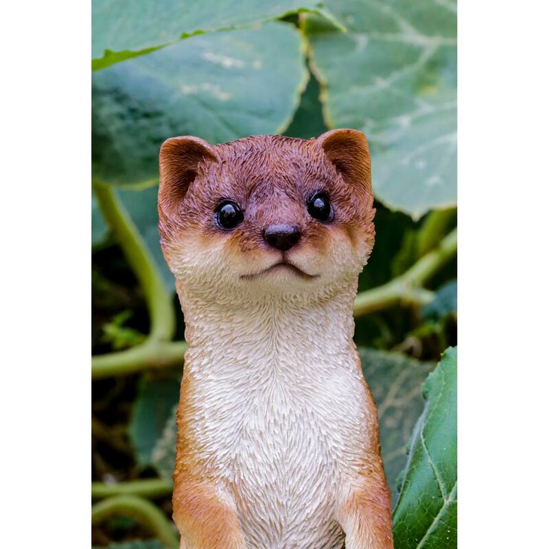 Standing Least Weasel Statue