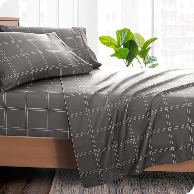 Bare Home Double Brushed Microfiber Flat Top Sheet