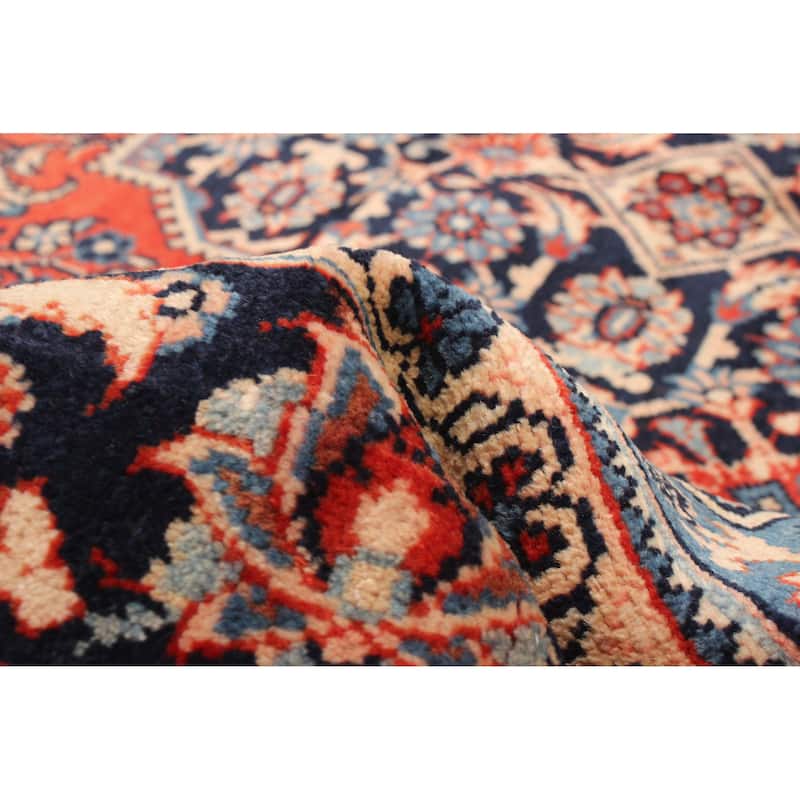 ECARPETGALLERY Hand-knotted Melis Red Wool Rug - 5'4 x 9'1