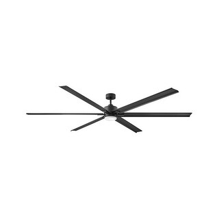 Hinkley Indy Maxx Outdoor Ceiling Fan - Matte Black - 99"