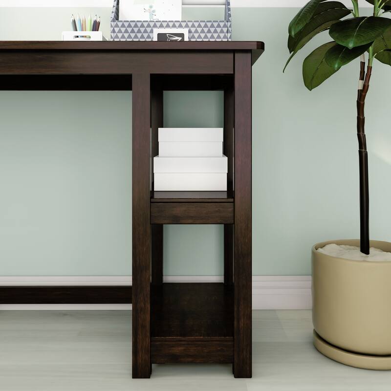 Max and Lily Desk with Bookshelves