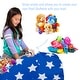 preview thumbnail 94 of 187, Kids Bean Bag Chair Cover Stuffed Animal Storage or Toy Organizer
