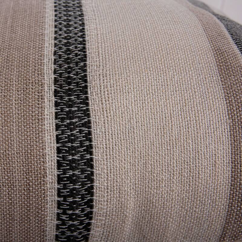 Rizzy Home Stripe Modern Industrial Throw Pillow