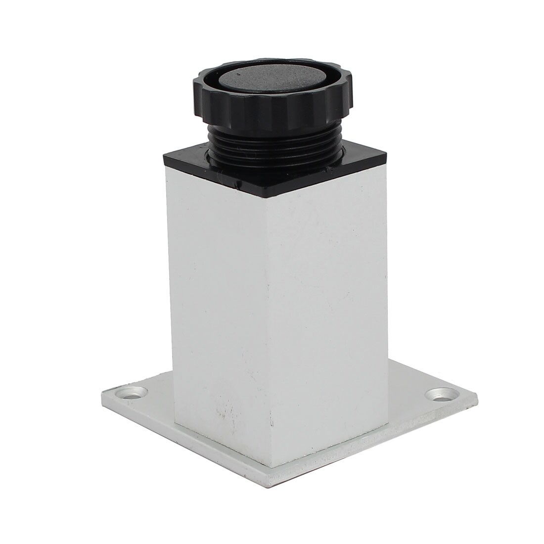 Shop Unique Bargains80mm Height Aluminum Square Base Adjustable