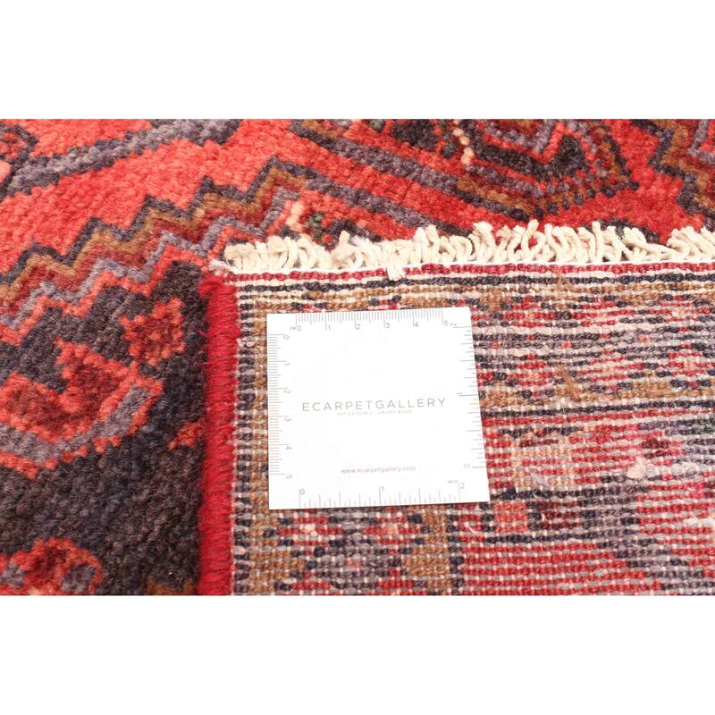 ECARPETGALLERY Hand-knotted Andelz Red Wool Rug - 3'1 x 6'7