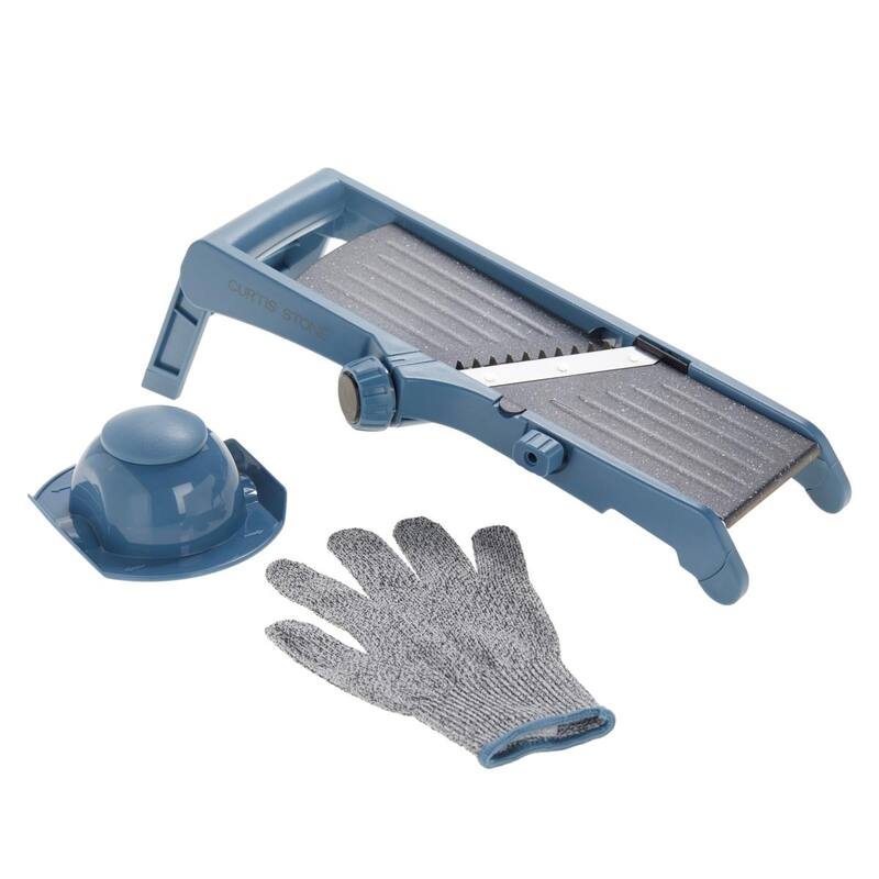 Curtis Stone Dura-Pan Nonstick Mandoline 787-685 - Blue