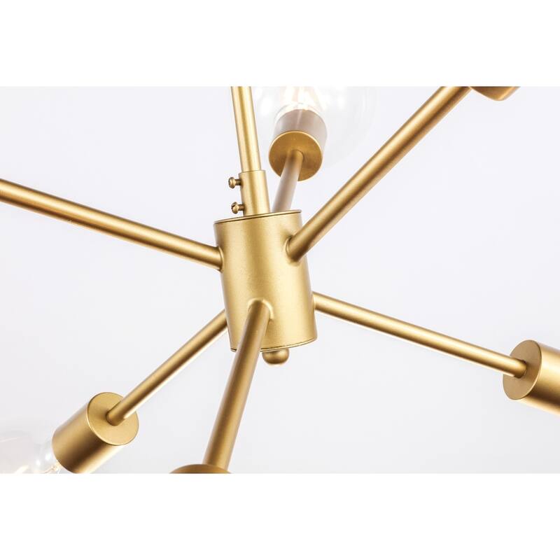 Maya 16-Inch Clear 6-Light Pendant
