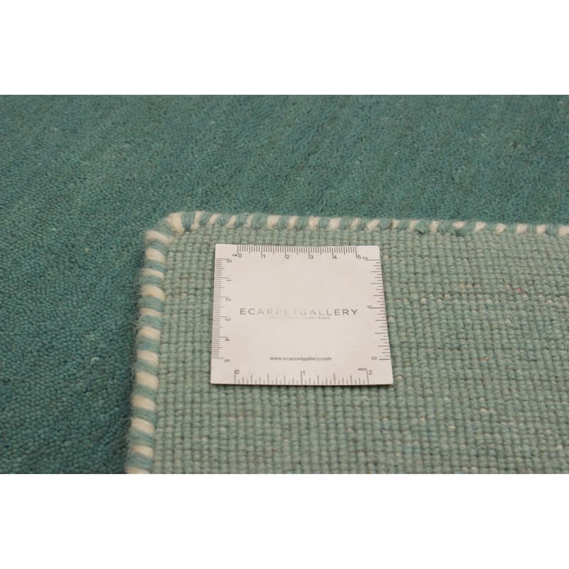 Kashkuli Gabbeh Turquoise Rug 4'0" x 3'11" - 4'0 x 3'11