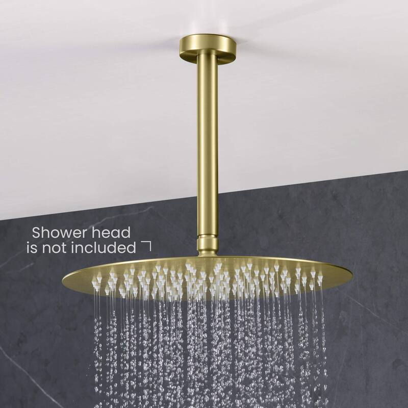 Circular 8" Ceiling Mounted Shower Arm