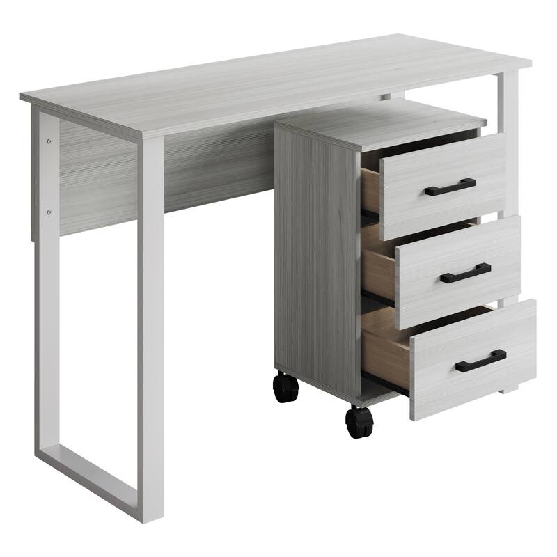 CraftPorch Luxury Writing Table with Drawer Cabinet