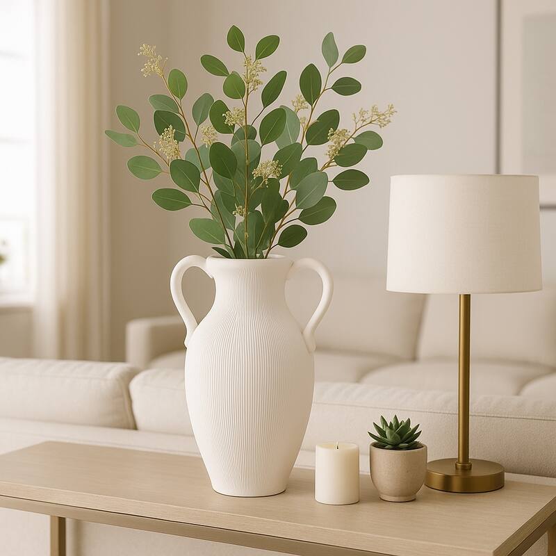 Stoneware Amphora Striped Weathered Jug