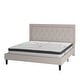 preview thumbnail 68 of 120, Tufted Platform Bed with 10in. Pocket Spring Mattress