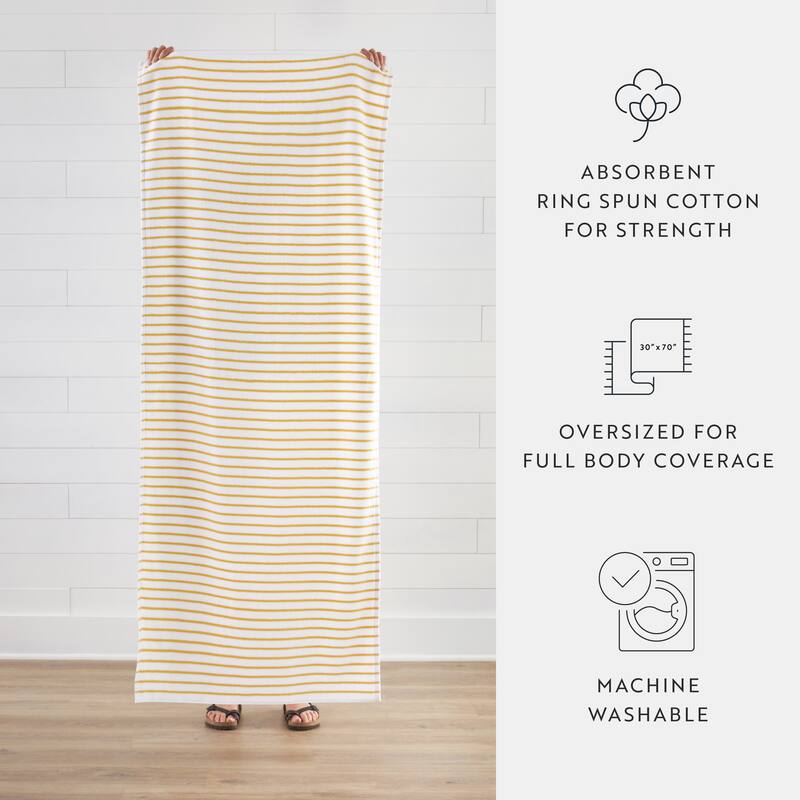 Becky Cameron Ultra Soft Plush Cotton Cabana Towels