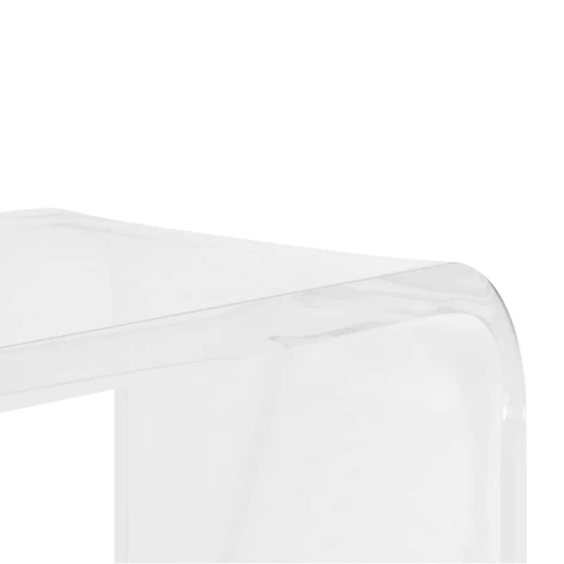 Acrylic Gold Console Table