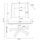 preview thumbnail 20 of 35, Violet Home Office Swivel Chair