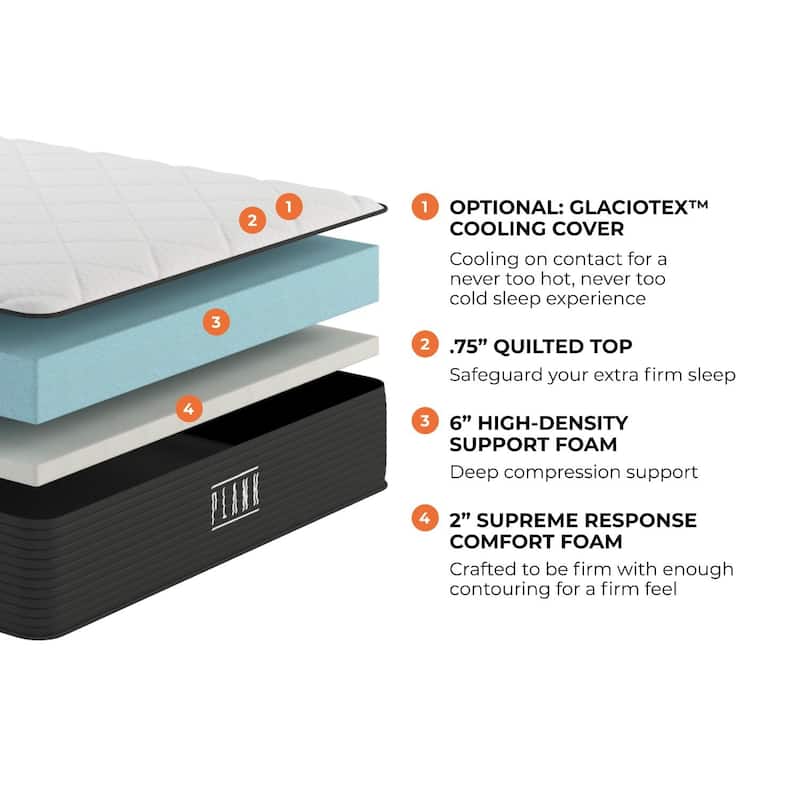 Brooklyn Bedding Plank 11-Inch Two-Sided Firm Mattress