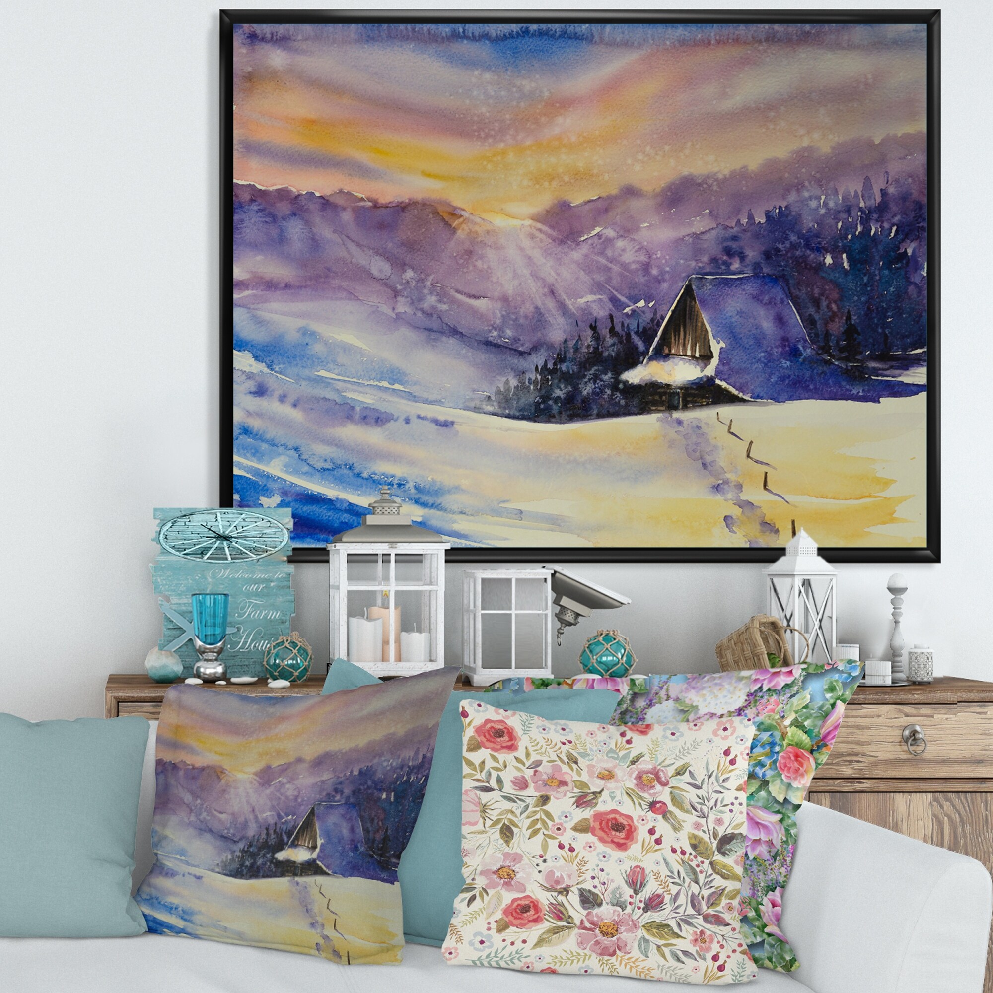 専用他の方発送×風景画作者不詳サインあり Amazon.co.jp: 絵画 作者不詳 サイン有 日本画（色紙） すすき