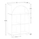 preview thumbnail 5 of 14, Kids Curve Appeal 23 in. 4 Cubby Bookcase – White with Optional Bins