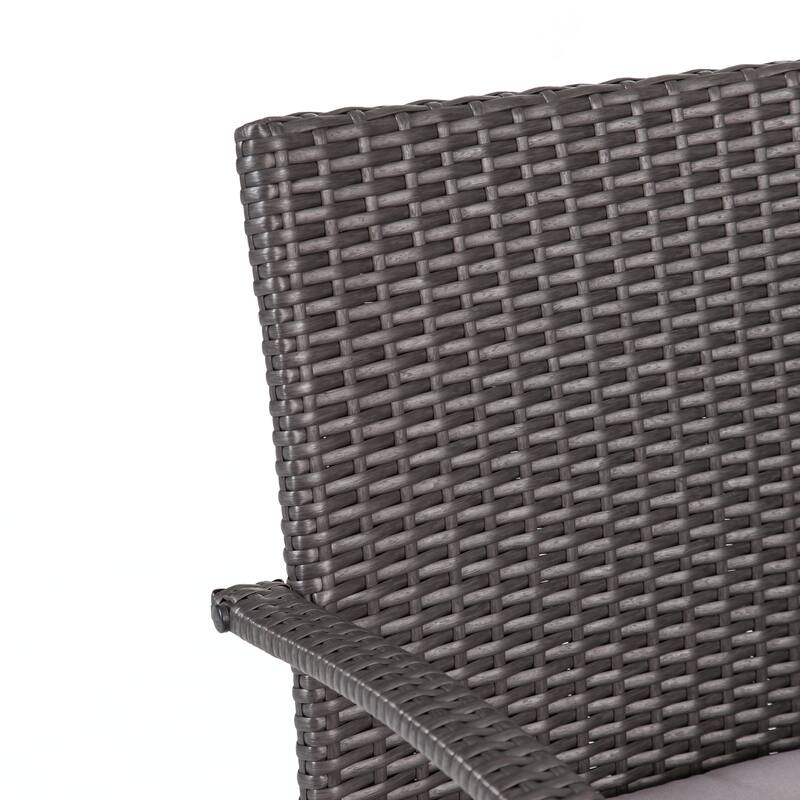 outdoor PE WICKER DINING CHAIR ,SET OF 2 PCS