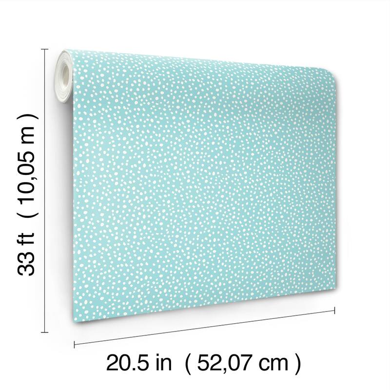 Advantage Dotty Light Blue Petite Polka Dot Wallpaper