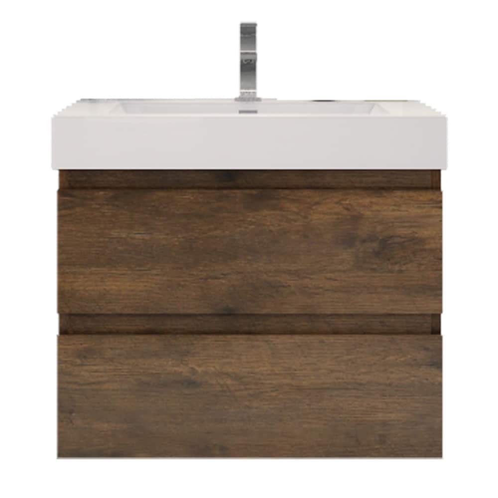 Baillie 30'' Wall-Mounted Vanity with Reinforced Acrylic Sink