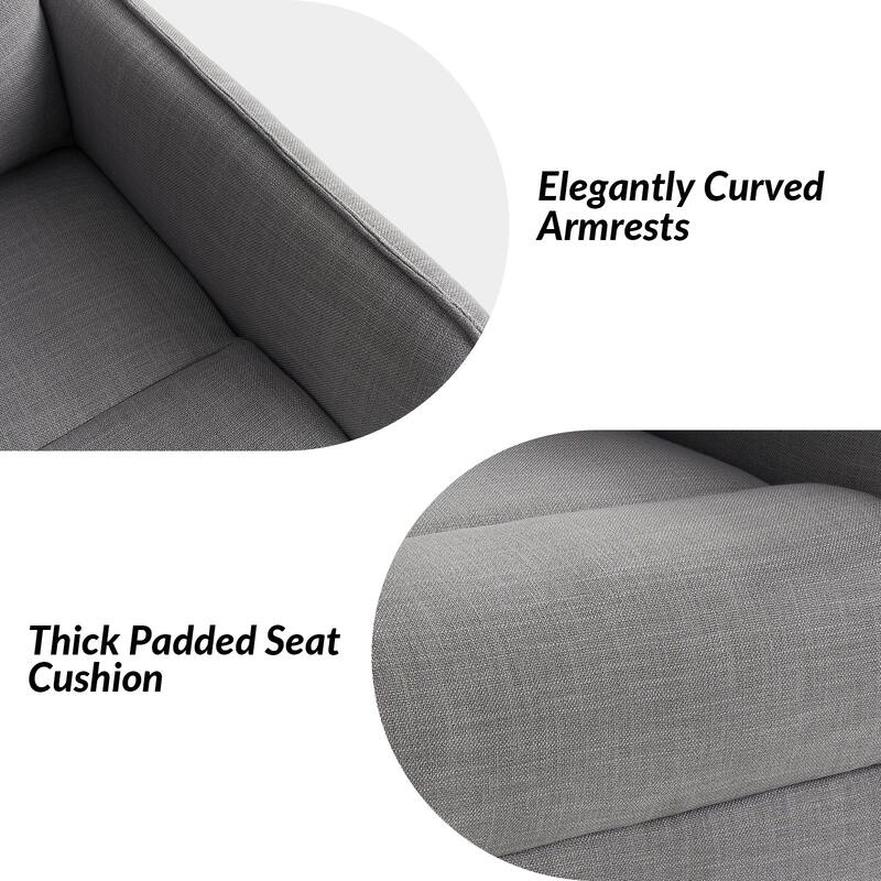 Curtis Rocker Swivel Recliner with Two Side Pockets Set of 2 by HULALA HOME