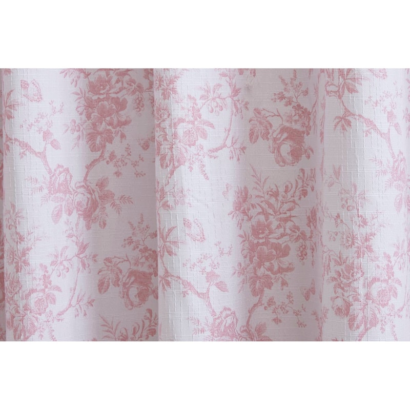 Laura Ashley Walled Garden Shower Curtain -- slub dobby 180gsm
