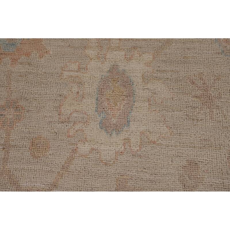 Oushak Turkish Area Rug Handmade Vegetable Dye Wool Carpet - 8'0"x 10'0"