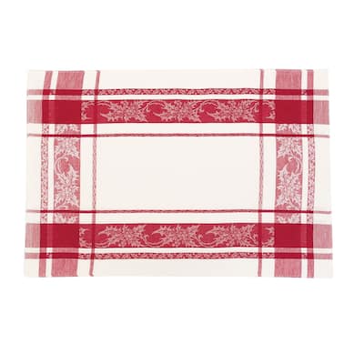 Jacquard Holly Cotton Placemat Set of 6