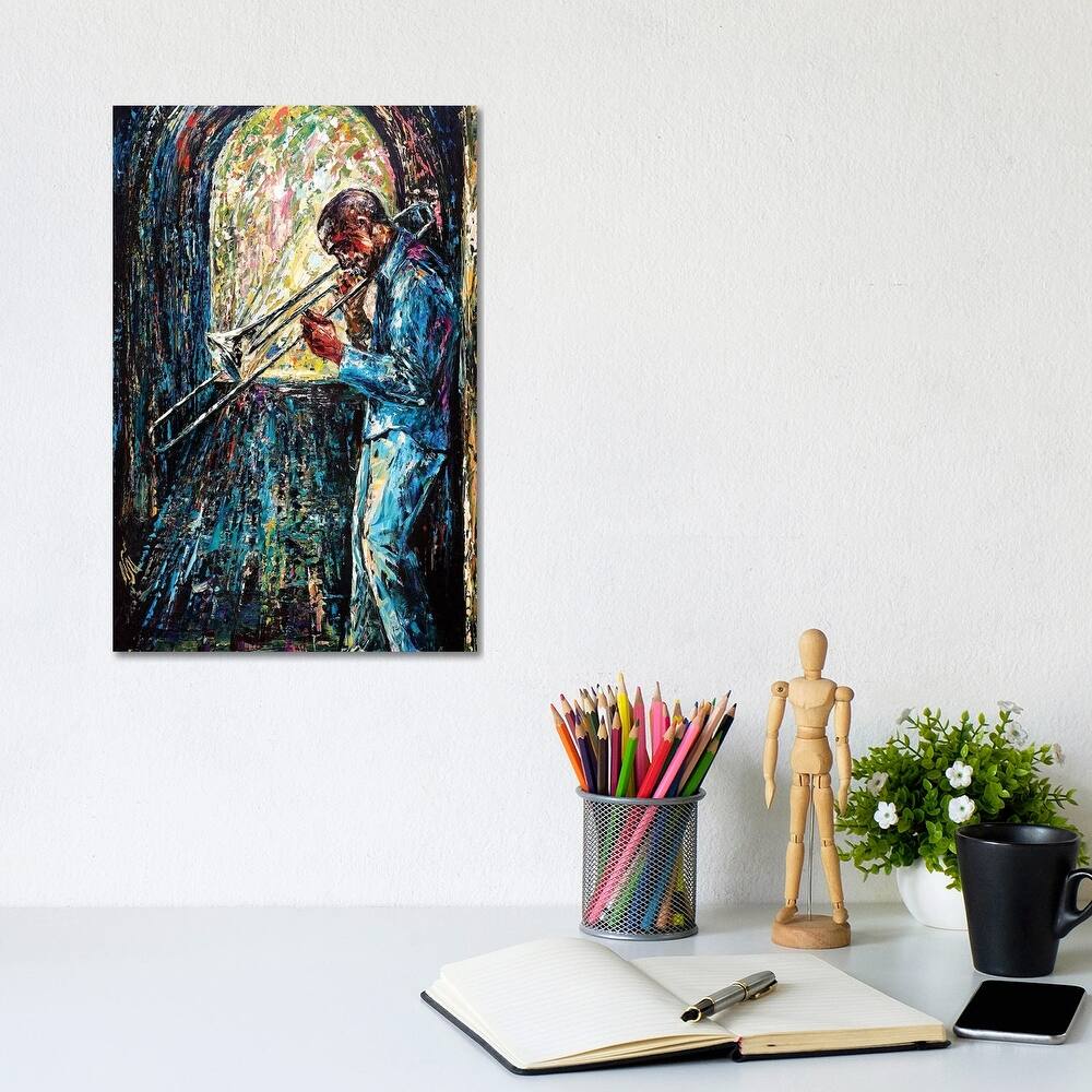 iCanvas "Bluesy Morning" by Natasha Mylius Canvas Print