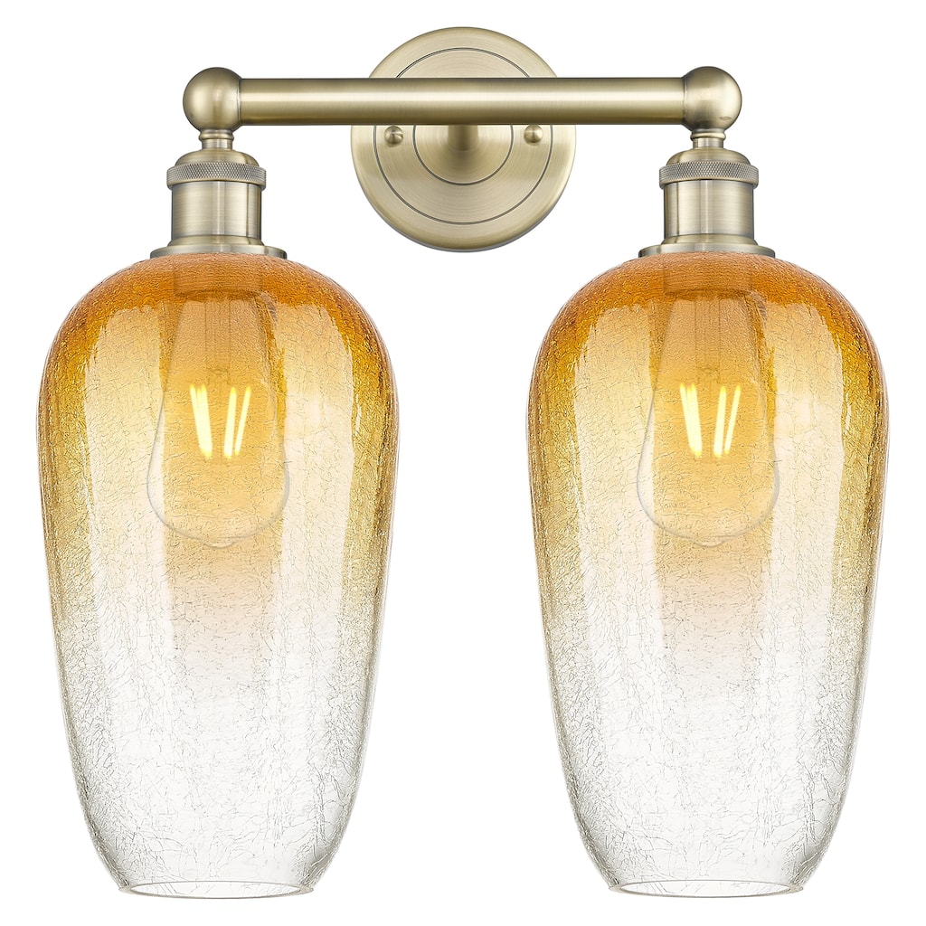 Innovations Lighting Endless Possibilities Edison - Brookhaven Flute - 2 Light 16" Bath Vanity Light