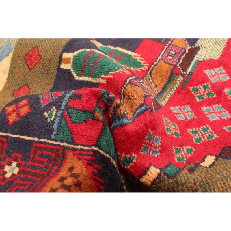 ECARPETGALLERY Hand-knotted Teimani Red Wool Rug - 2'5 x 4'10