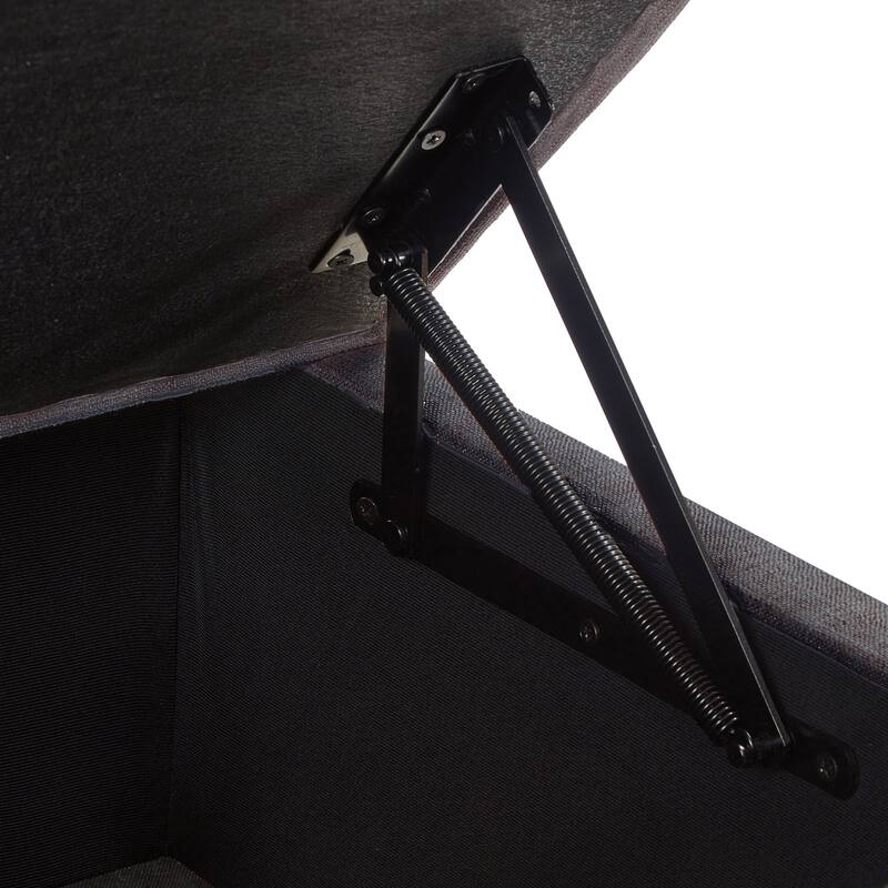 Entryway Footrest Seat with Solid Wood Frame and Swivel Casters, Upholstered Seat, Indoor Bench Storage Bench