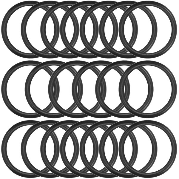 O-Rings Nitrile Rubber Gasket, 27mm Inner Diameter, 34mm OD, 3.5mm Width, 20pcs