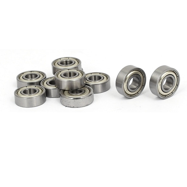 6mmx15mmx5mm Two Metal Shields Deep Groove Rolling Ball Bearings 696Z 10pcs